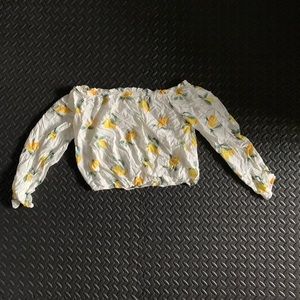 forever 21 plus off the shoulder top